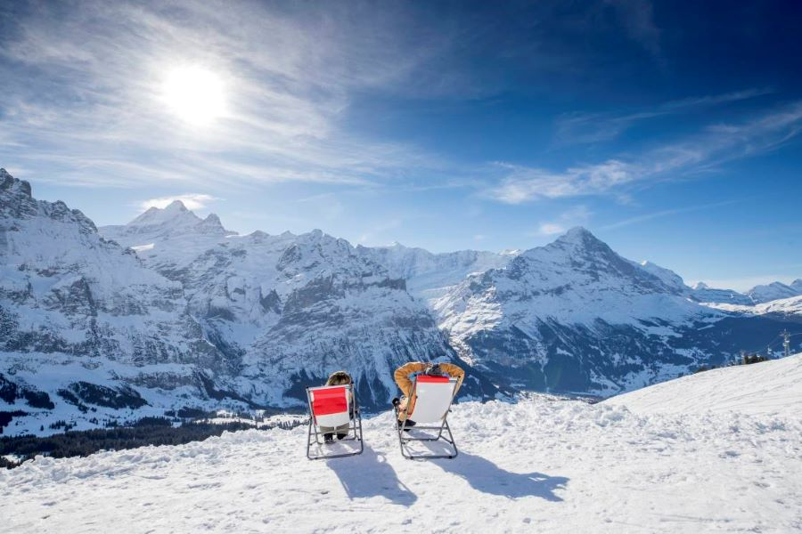 Ngôi làng Grindelwald thường là địa điểm tổ chức các sự kiện thể thao mùa đông nổi tiếng