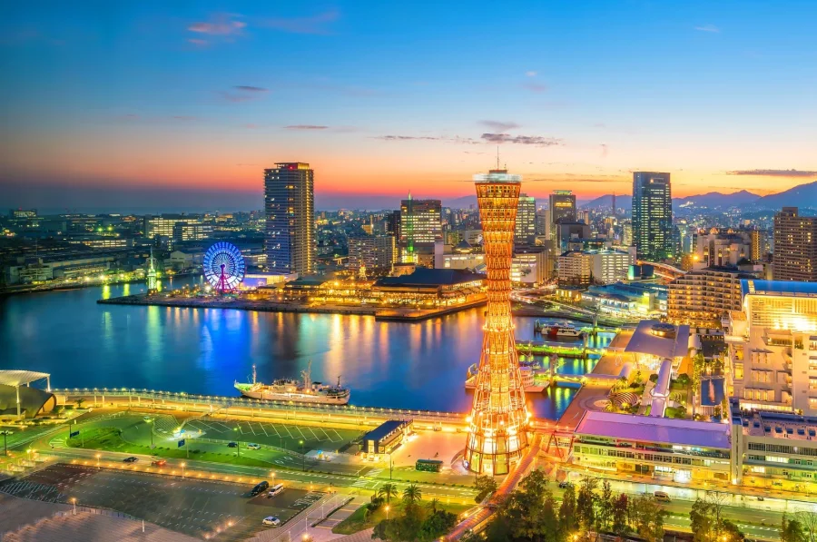 Kobe chào đón du khách với sự kết hợp hoàn hảo giữa nét đẹp truyền thống và hiện đại