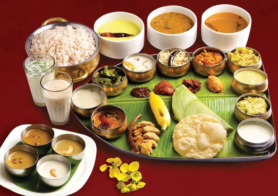 Mâm cơm truyền thống ngày Tết của người Ấn thường được chuẩn bị thịnh soạn