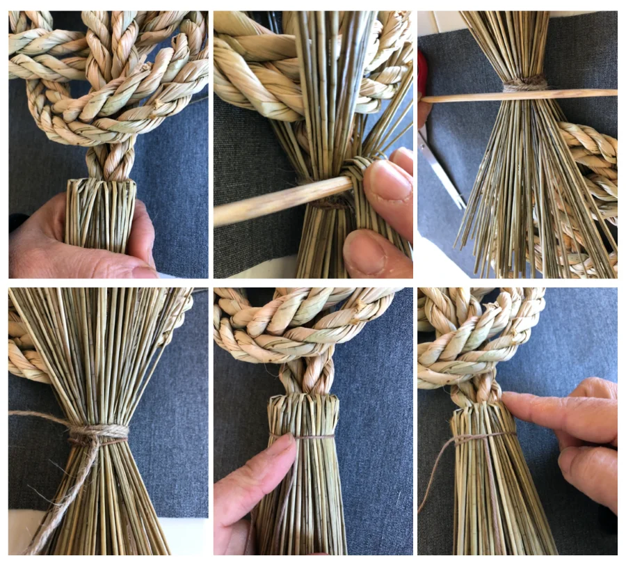 Quá trình làm Shimenawa cũng khá đơn giản, không quá cầu kỳ