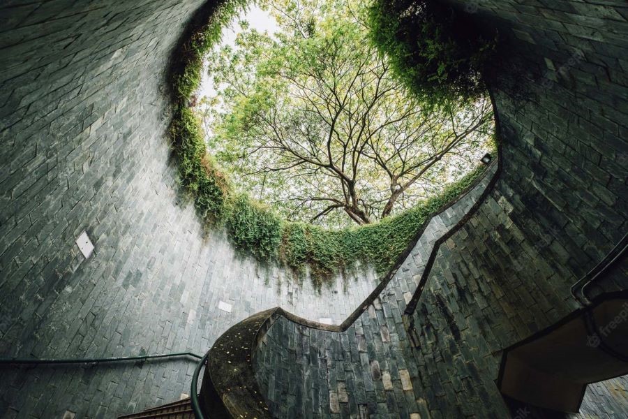 Công viên Fort Canning nổi tiếng với “nấc thang lên thiên đường”