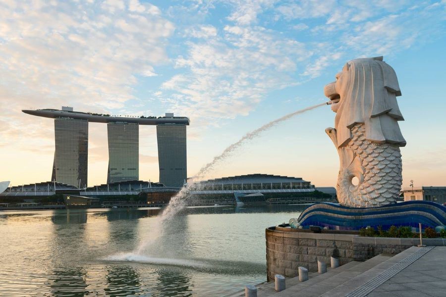 Công viên Merlion - Một trong những điểm đến hấp dẫn nhất khi du lịch Singapore