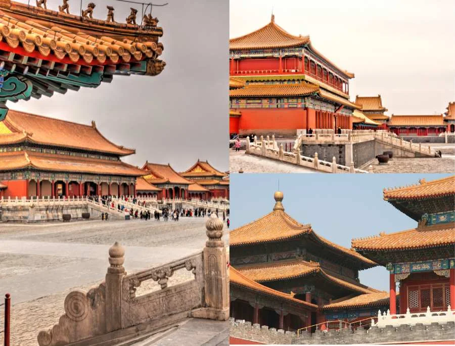 Kiến trúc chính của Tử Cấm Thành kết hợp hài hòa giữa quy mô đồ sộ và sự tinh xảo trong từng chi tiết