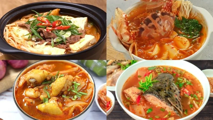 Các món canh nóng sẽ giúp du khách ấm áp hơn giữa tuyết trời mùa đông