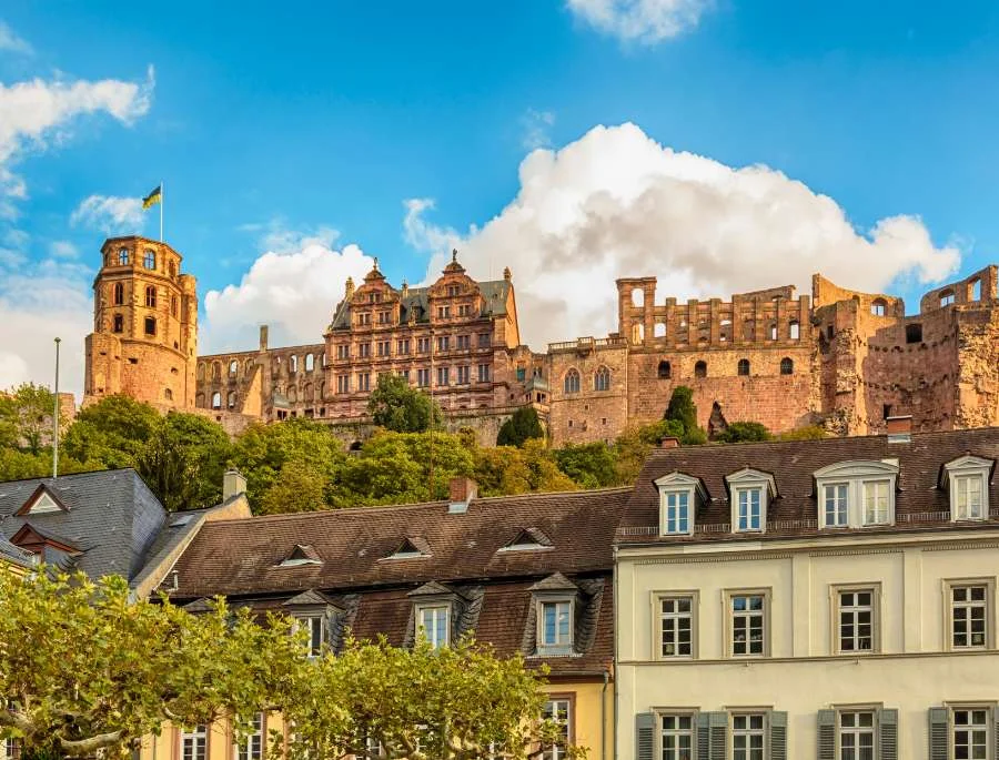 Lâu đài Heidelberg là một minh chứng sống động cho sự phát triển và biến đổi của vùng đất Pfalz