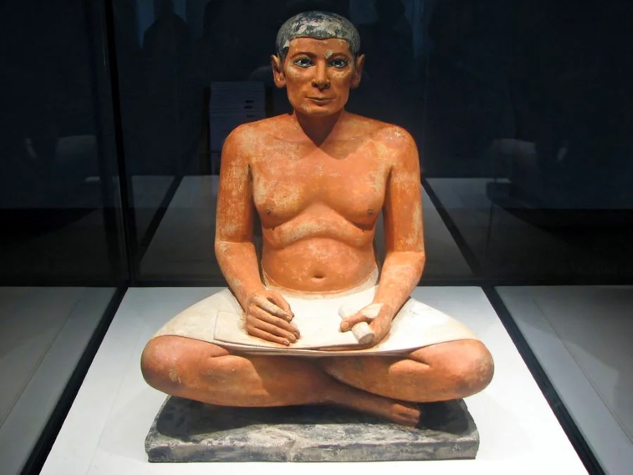 Bức tượng Viên thư lại “The Seated Scribe” - tác phẩm có giá trị quan trọng của nghệ thuật Ai Cập cổ đại