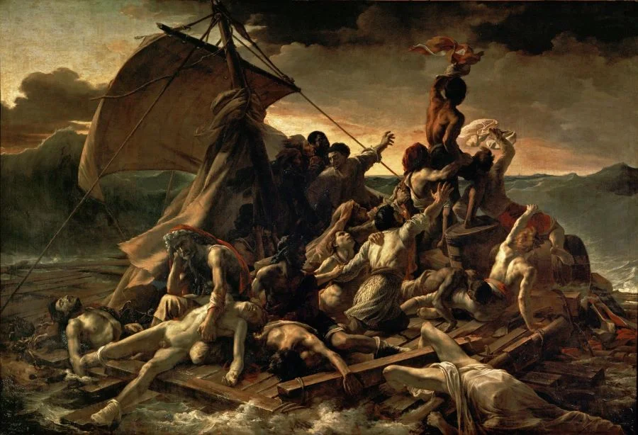 Bức tranh “Chiếc bè của chiến thuyền Medusa” - một trong những biểu tượng quan trọng cho chủ nghĩa lãng mạn Pháp