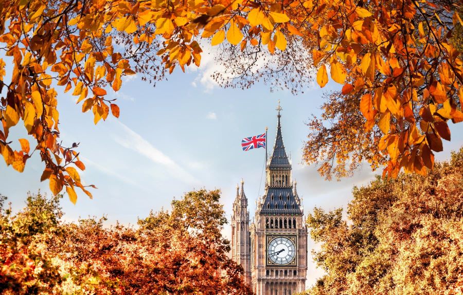 Mùa thu là một trong những thời điểm lý tưởng nhất để đến với London
