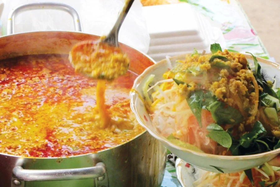Món bún kèn đậm đà và sánh mịn