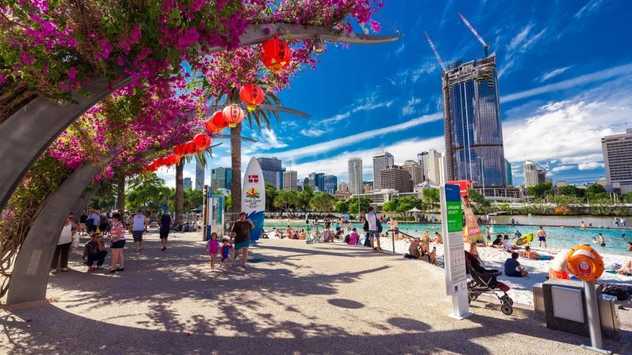 Thời tiết tại thành phố Brisbane nước Úc nhìn chung khá dễ chịu