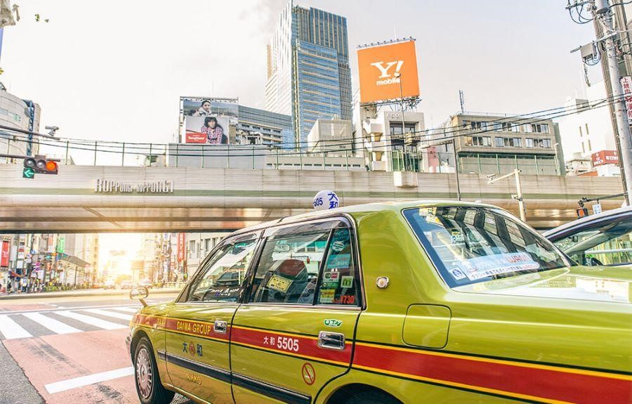 Di chuyển bằng taxi tại Tokyo
