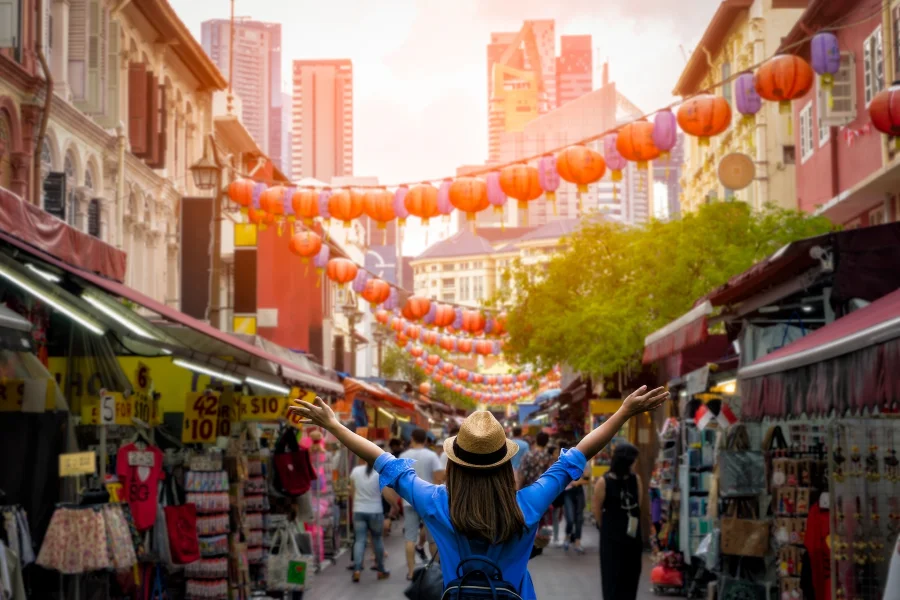 Chinatown là khu phố người Hoa lâu đời nhất và lớn nhất đảo quốc sư tử