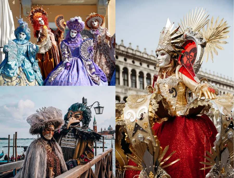 Những chiếc mặt nạ lộng lẫy và những bộ trang phục xa hoa tại Lễ hội Carnival