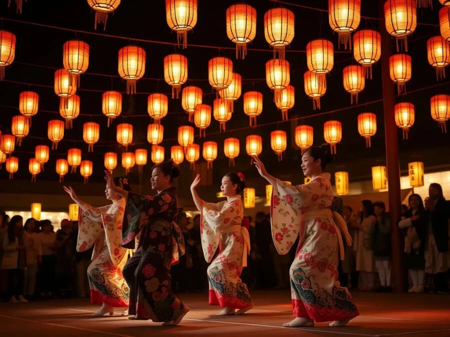 Lễ hội Đèn lồng Nagasaki không chỉ là một bữa tiệc ánh sáng mà còn là một sân khấu nghệ thuật đa màu sắc