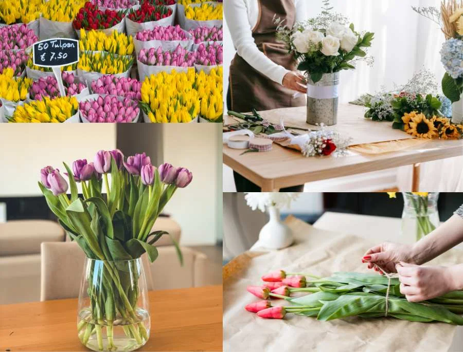 Một số các buổi triển lãm và cắm hoa nghệ thuật tại lễ hội