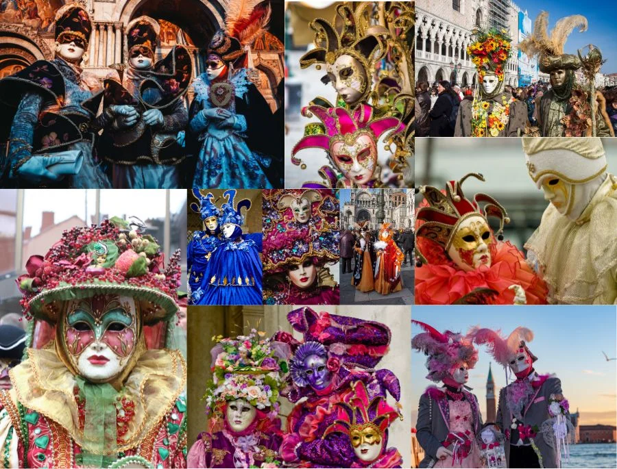 Những chiếc mặt nạ độc đáo xuất hiện tại lễ hội Carnival