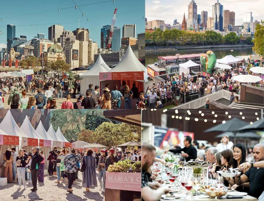 Lễ hội Melbourne Food & Wine Festival là một trong những lễ hội lớn nhất nước Úc