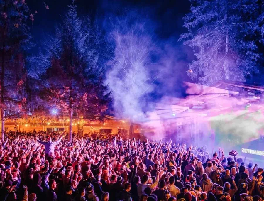 Có rất nhiều người tới tham gia lễ hội Snowbombing nổi tiếng của nước Áo