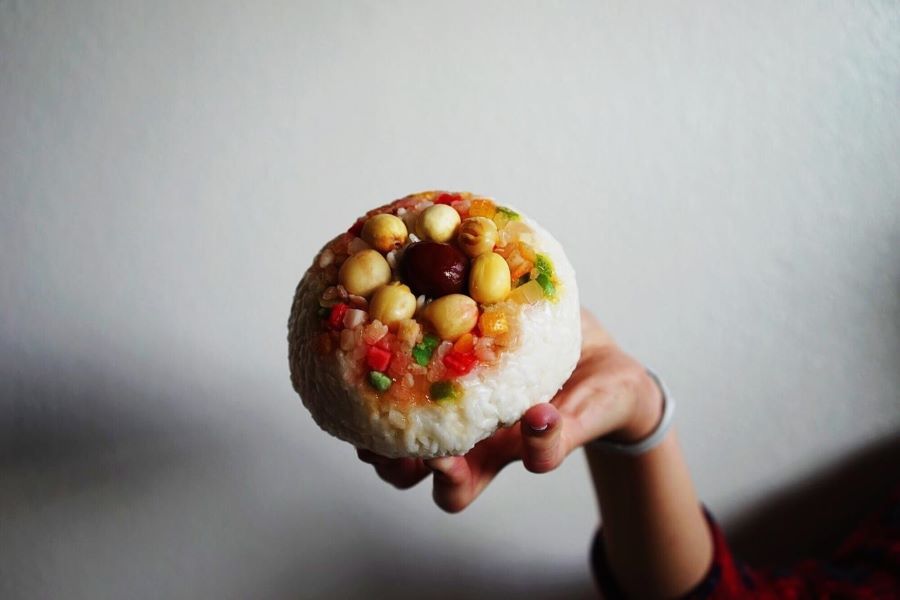 Vào dịp đầu năm mới, người Trung cũng rất ưa chuộng những loại bánh gạo ngọt ngào
