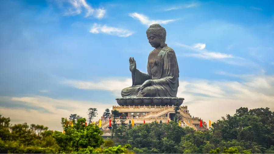 Đại Phật Thiên Tân nơi sở hữu Tượng Phật khổng lồ bằng đồng tọa lạc trên đỉnh Ngong Ping