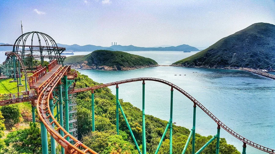 Ocean Park - Đây là công viên vui chơi giải trí biển nổi tiếng nhất Hồng Kông