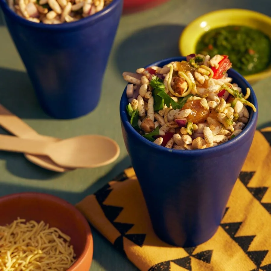 Bhel puri đã thu hút sự chú ý của du khách bởi hương vị đặc biệt của nó