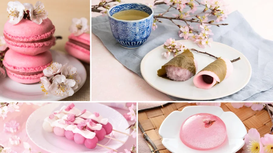 Ẩm thực Nhật Bản sở hữu nhiều món ngon hấp dẫn được làm từ hoa anh đào 