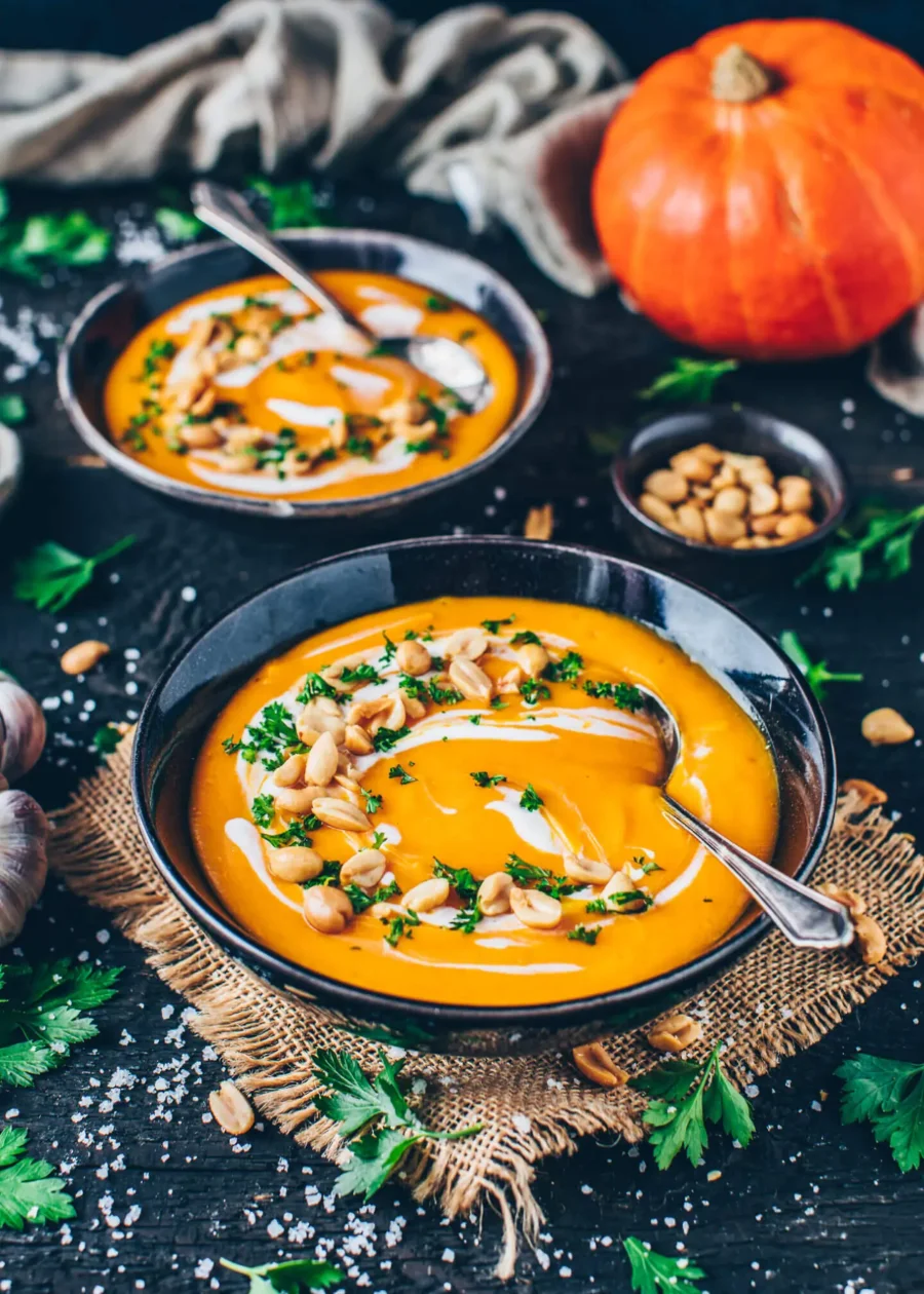 Kürbissuppe, món súp bí đỏ đặc trưng của mùa thu nước Đức