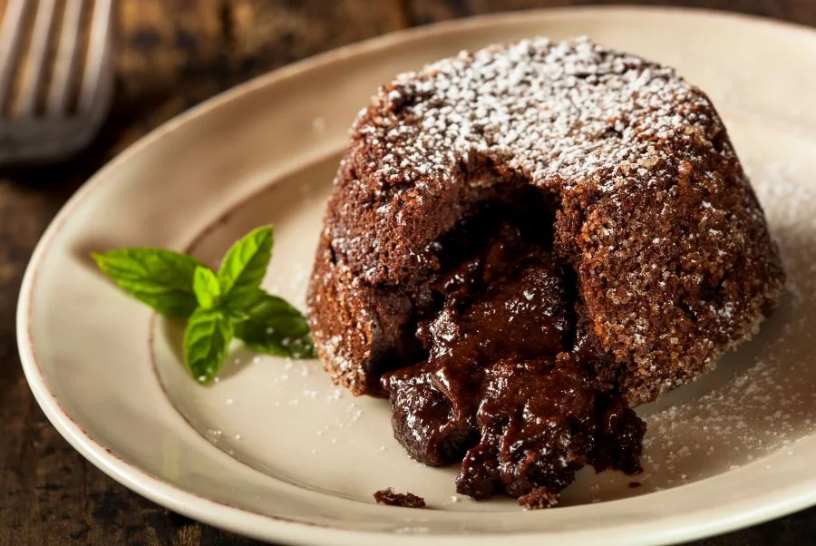 Món ăn tráng miệng được làm từ chocolate