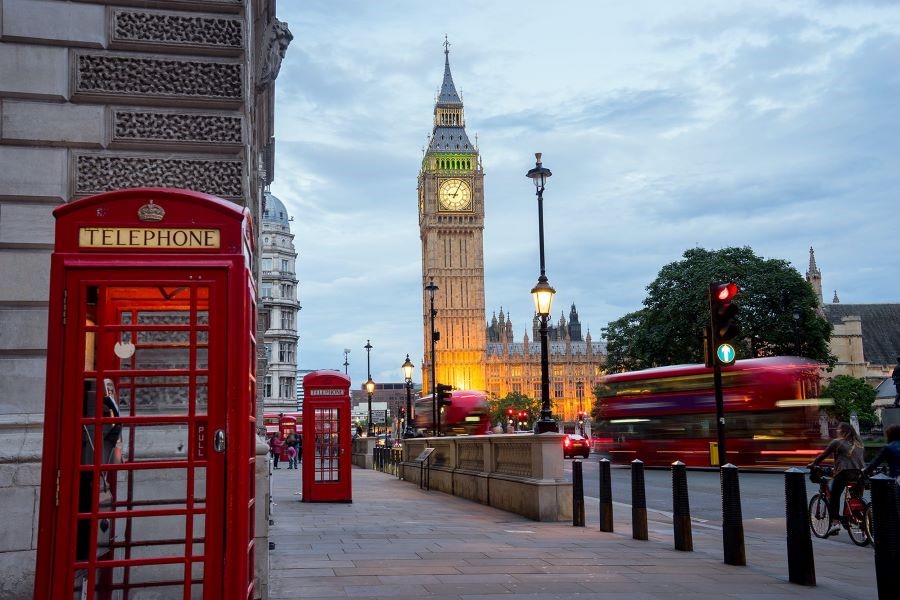 Đồng hồ Big Ben có thể được nhìn thấy ở bất cứ nơi đâu tại London