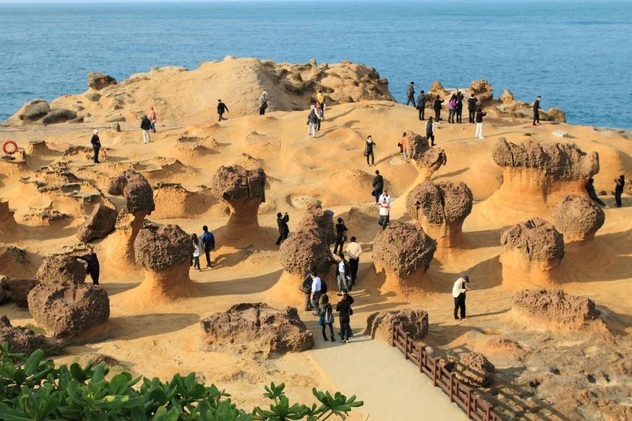 Công viên địa chất Yehliu cũng là một trong những địa điểm du lịch Đài Bắc nổi tiếng nhất