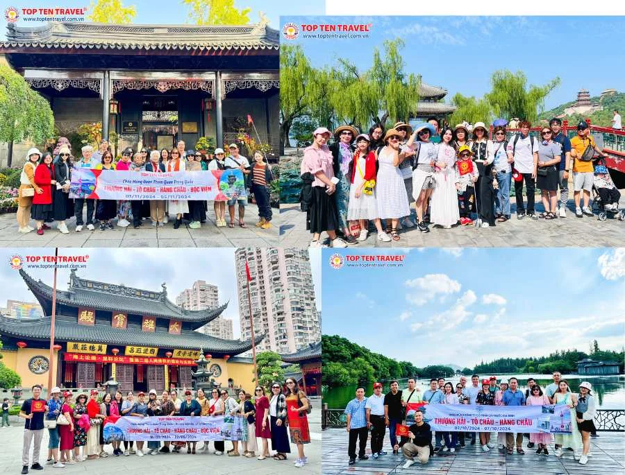 Đoàn khách Top Ten Travel trong hành trình khám phá Thượng Hải