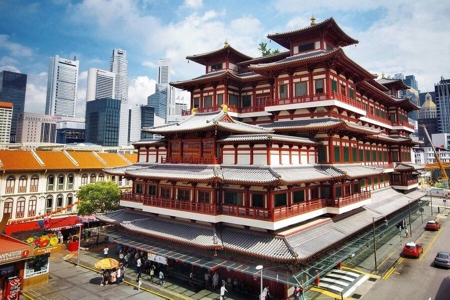 Phố cổ Chinatown là một trong những điểm đến tuyệt vời để thưởng thức ẩm thực tại Singapore