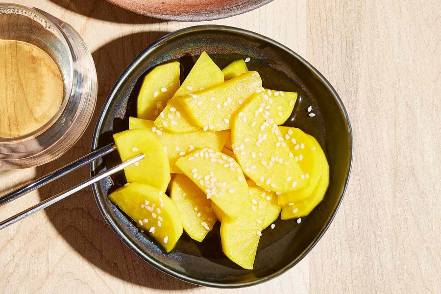 Danmuji - Món panchan Hàn Quốc phổ biến trong ẩm thực của Xứ sở kim chi