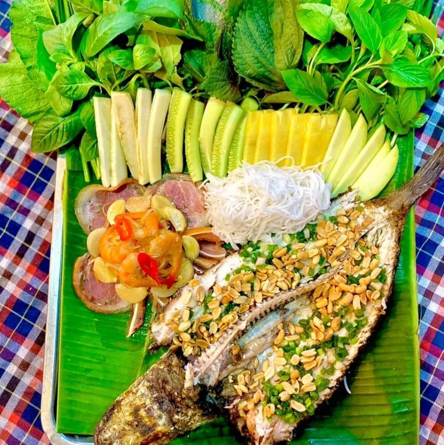 Món cá lóc nướng trui thơm ngon hấp dẫn