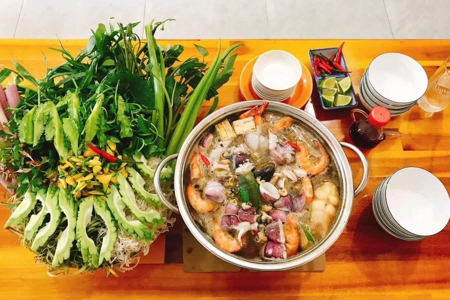 Nồi lẩu mắm siêu chất lượng đậm chất miền Nam
