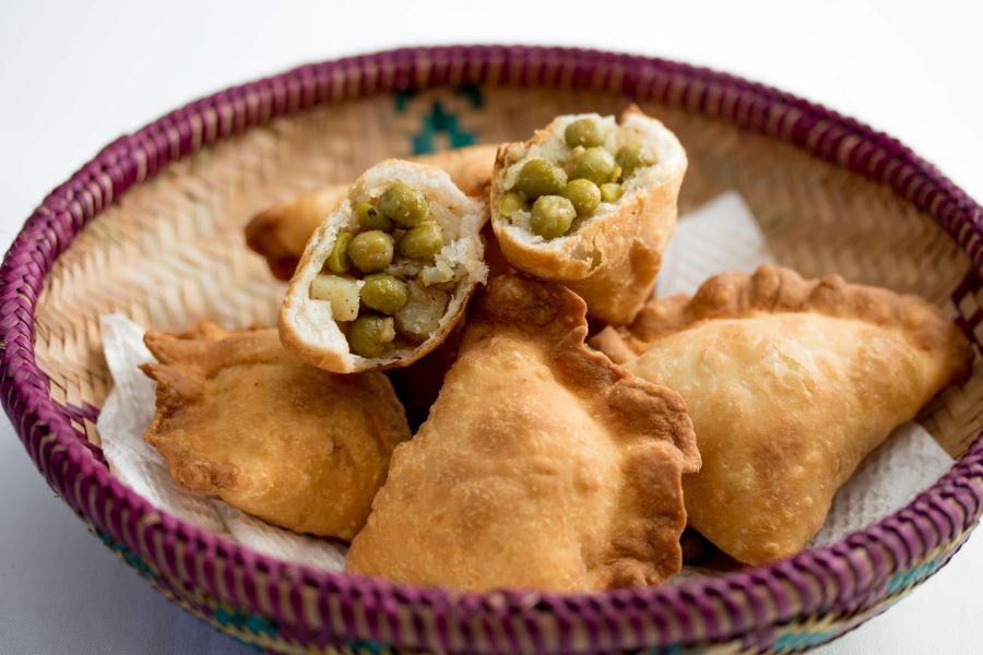 Samosa - bánh bao chay hay khoai tây chiên