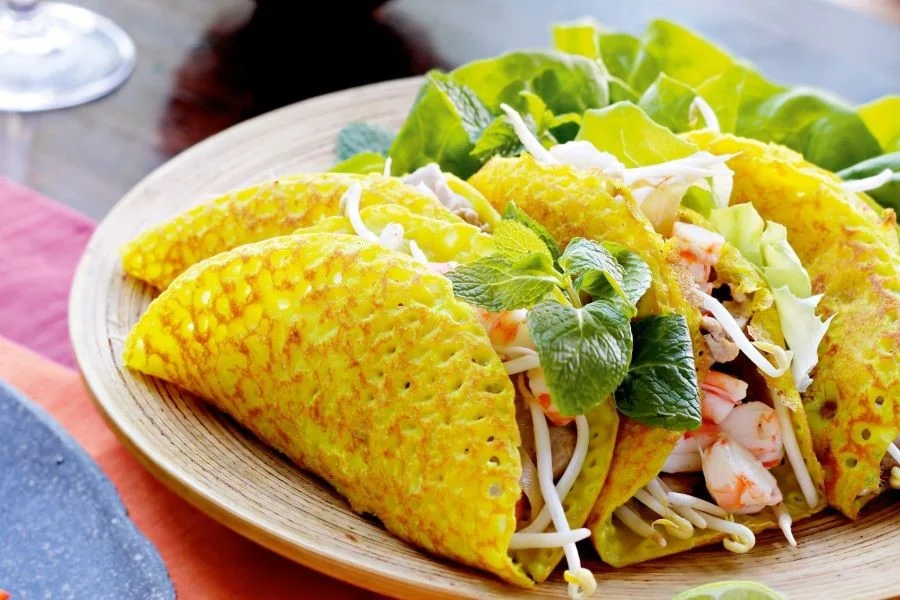 Những chiếc bánh khoái với vẻ ngoài vô cùng hấp dẫn