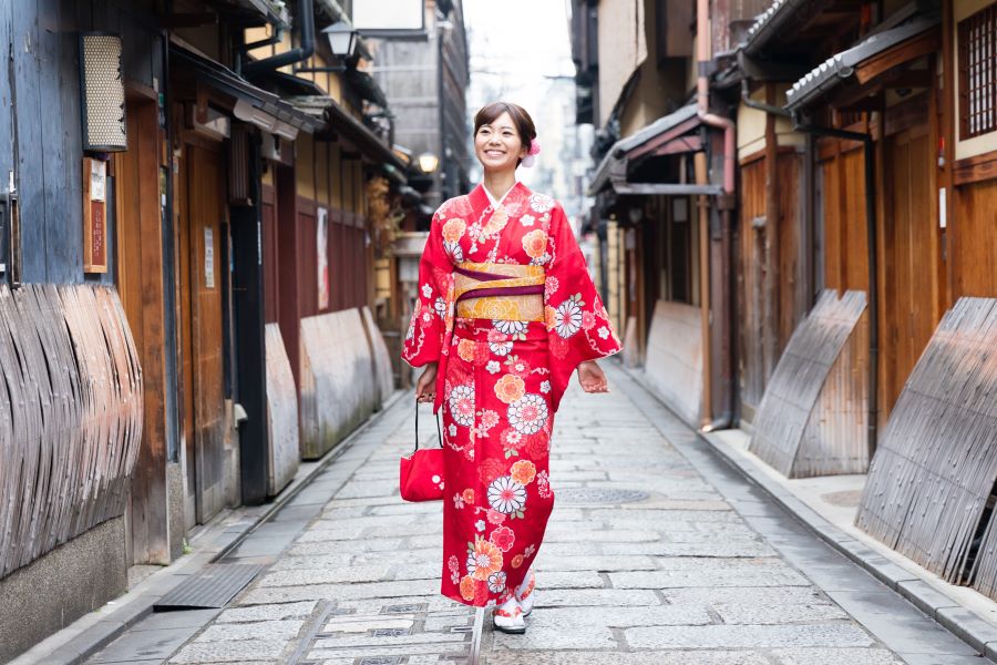 Ngày nay Kimono được người dân xứ Phù Tang diện vào các dịp có ý nghĩa quan trọng 