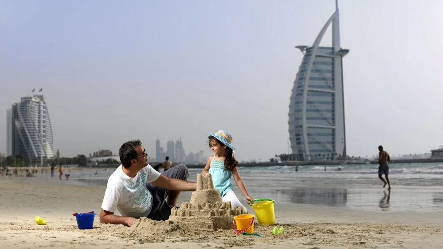Người Dubai thường chỉ đi biển vào mùa đông
