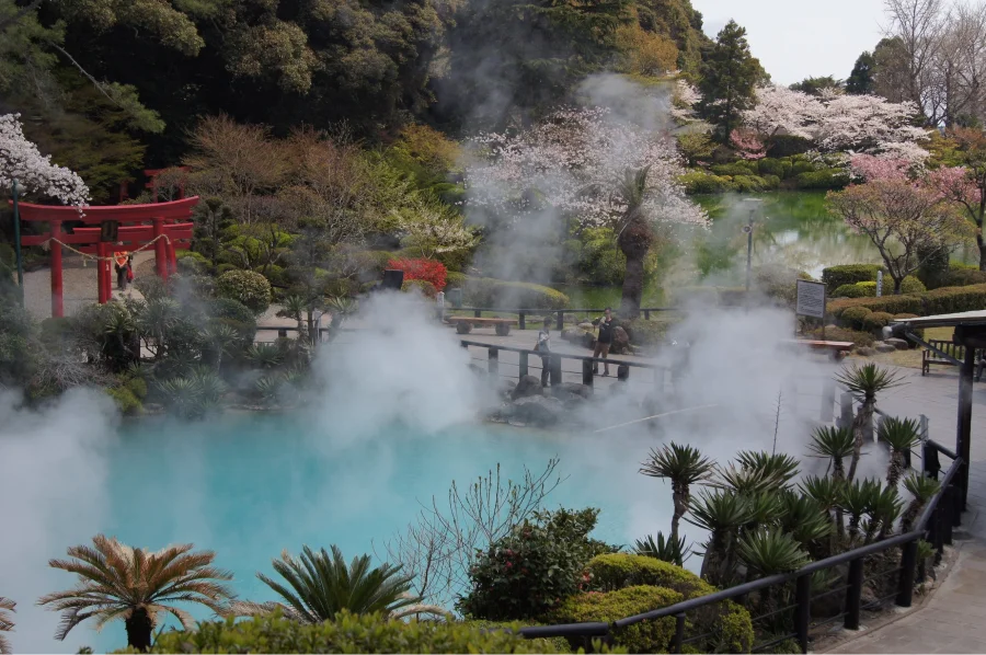 Beppu Onsen được mệnh danh là 