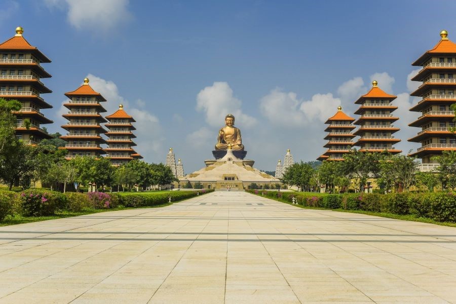 Bức tượng Phật nổi tiếng tại Phật Quang Sơn Tự