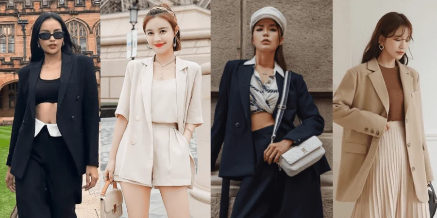 Khi kết hợp blazer với chân váy, bạn sẽ có ngay một set đồ vừa nữ tính, dịu dàng lại vô cùng thời thượng