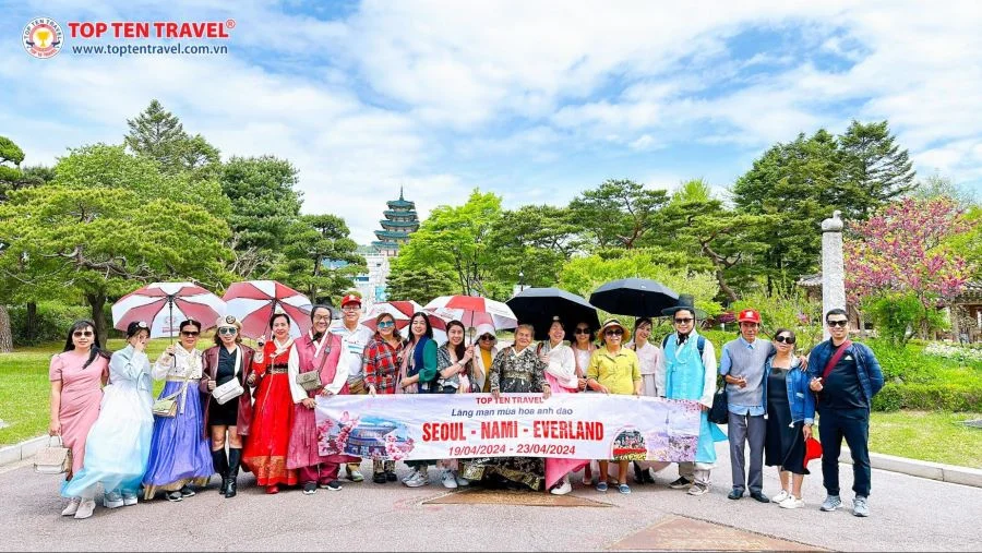 Tour Du Lịch Hàn Quốc 5 ngày 4 đêm giá tốt nhất trên thị trường