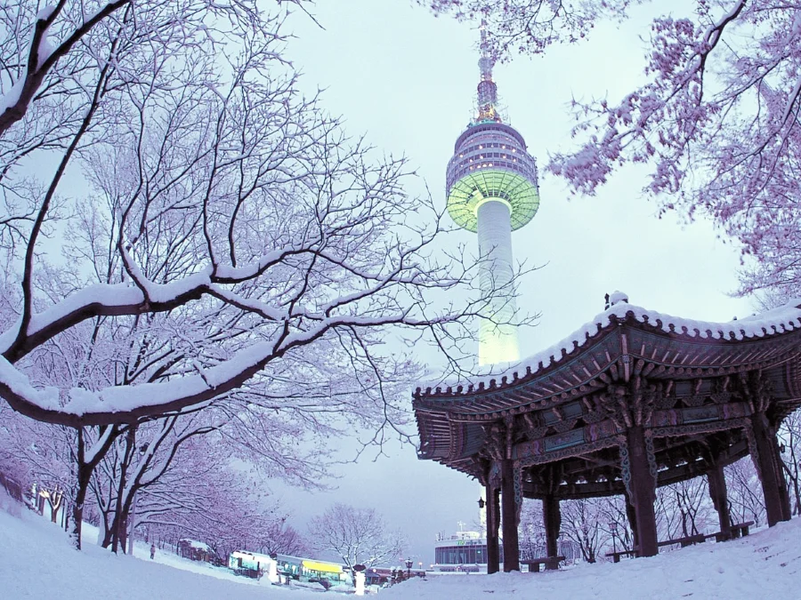 Khám phá mùa đông tại Tháp N Seoul