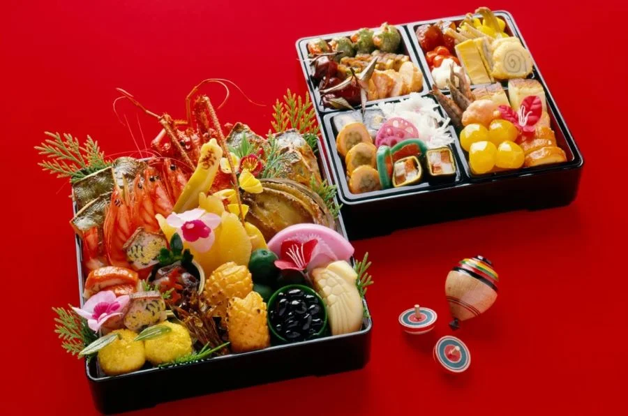 Những món ăn trong Osechi Ryori thường có nhiều màu sắc khác nhau