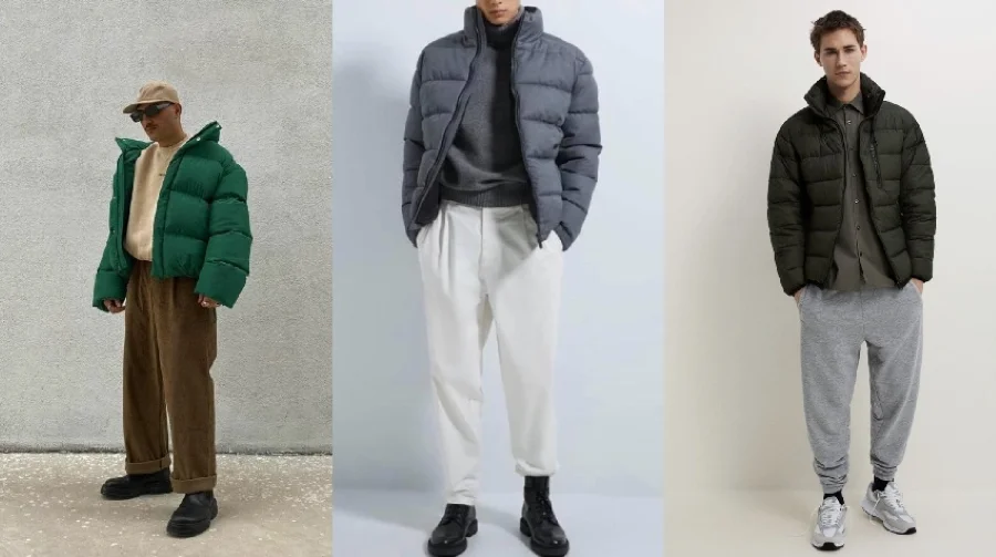Áo phao phối quần dài cho nam là một outfit “xịn sò” mà các anh không nên bỏ qua