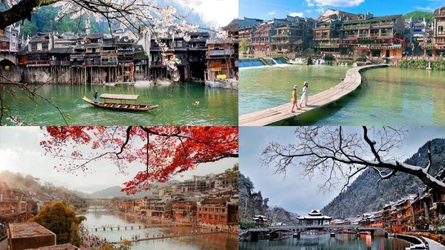 Thời điểm đẹp nhất để ghé thăm Phượng hoàng cổ trấn là khi nào?