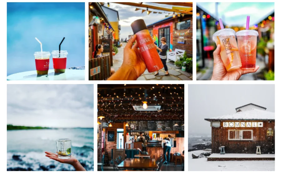 Bomnal Café - quán cà phê tuyệt đẹp ở Jeju dành cho các tín đồ sống ảo