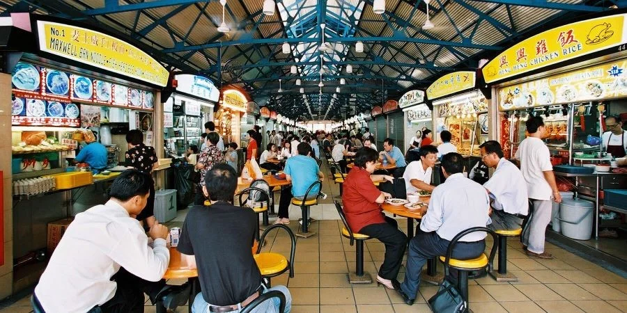 Maxwell Road nổi tiếng với những món ăn đậm chất văn hóa Singapore